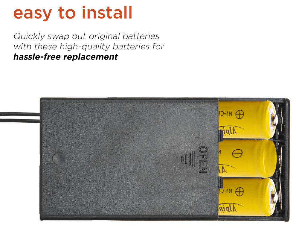 Solar Light Battery 4-Pack, AA