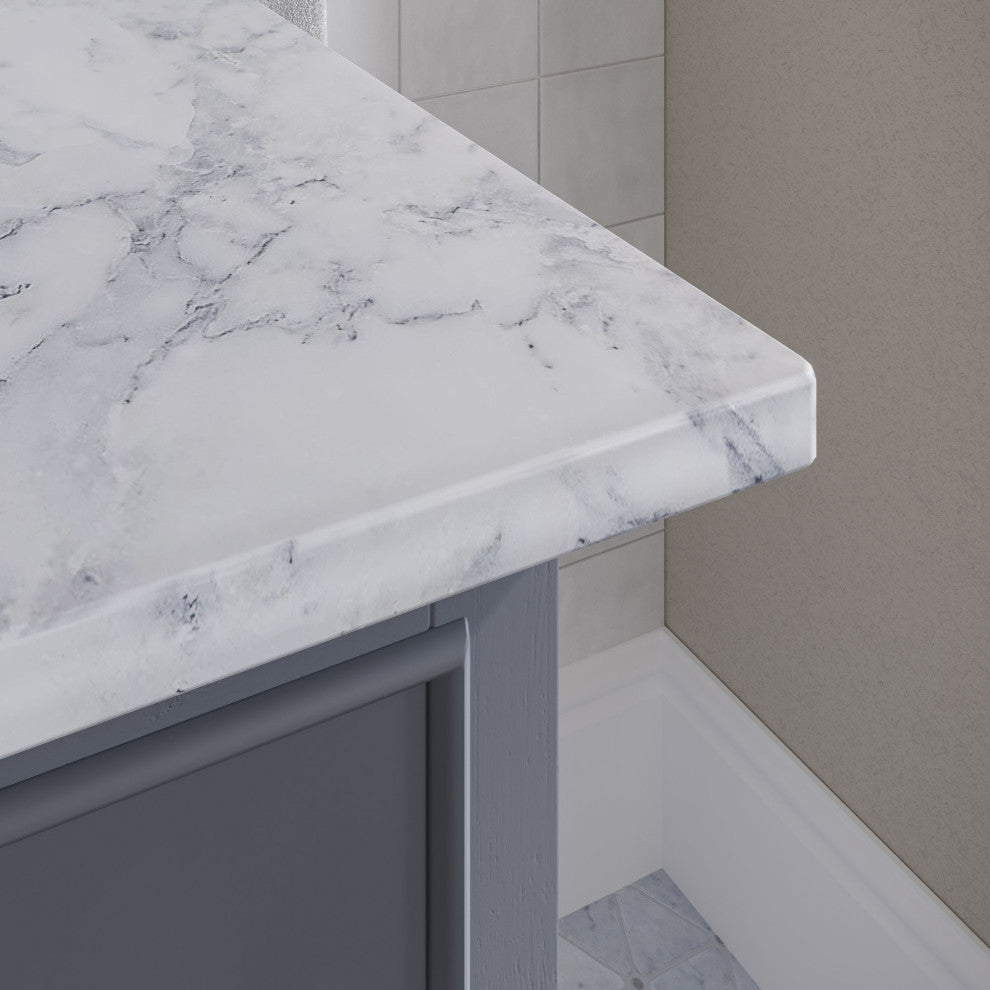 Fairmont Bathroom Vanity, Single Sink, 42", Maple Gray, Freestanding