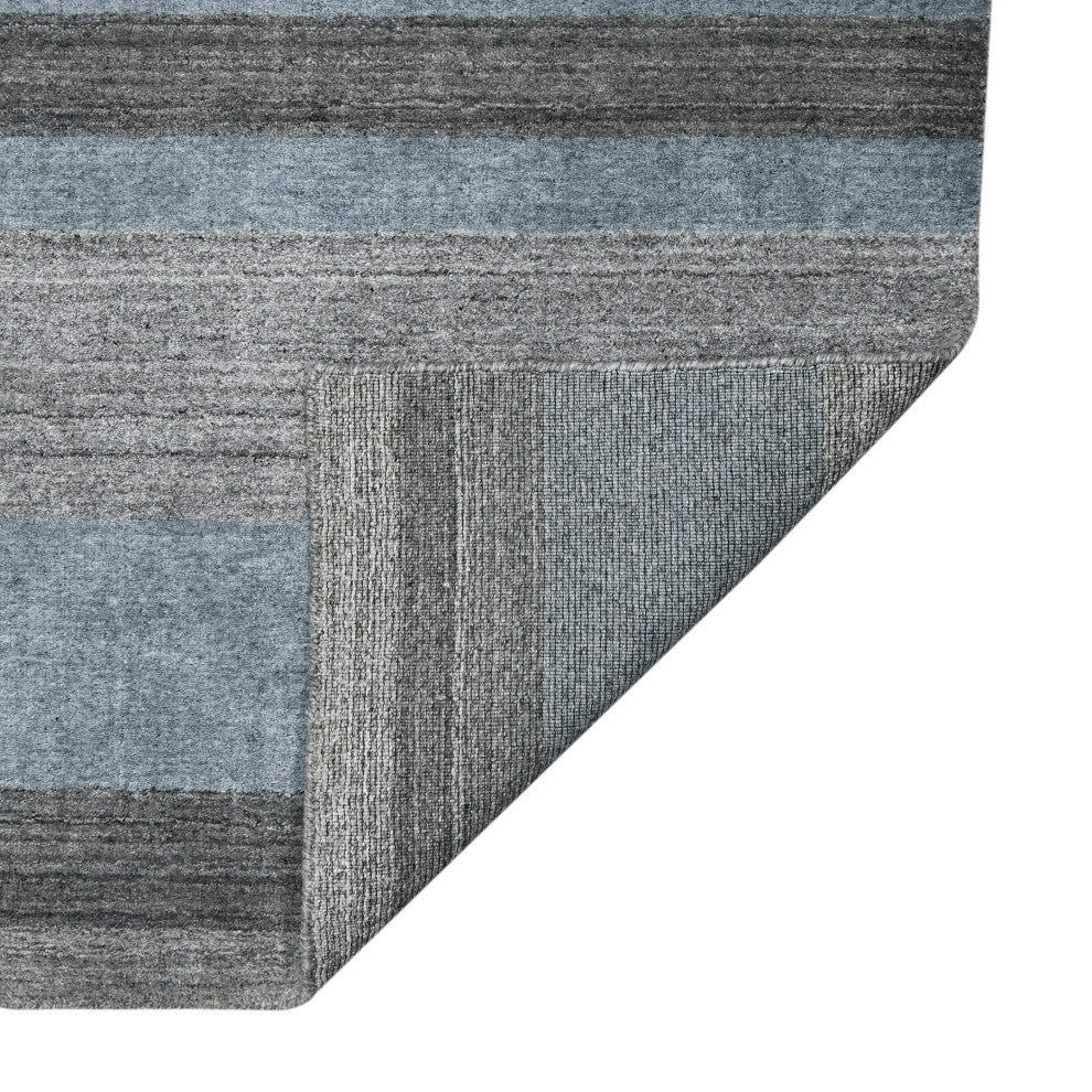 Blend Warwick Area Rug, Gray, 5' x 8', Striped