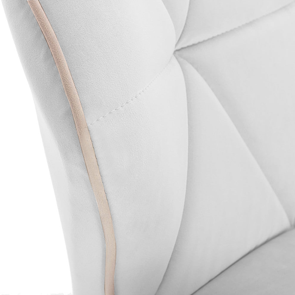 Modern Home Luxe Spyder Contemporary Adjustable Suede Barstool - Modern Comfort