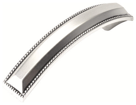 3 " and 96 mm. Altair Satin Antique Silver Cabinet Pull P3601-SAS