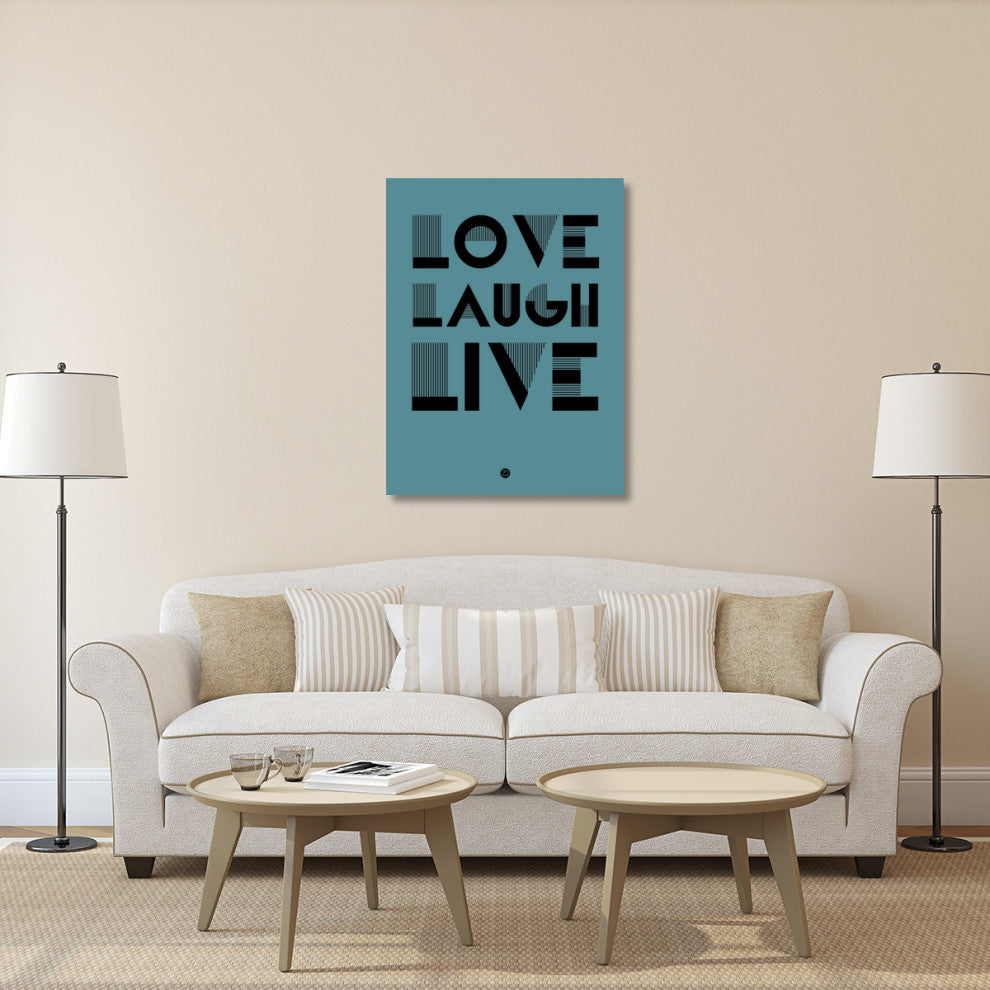 "Love Laugh Live Poster 4" Fine Art Print