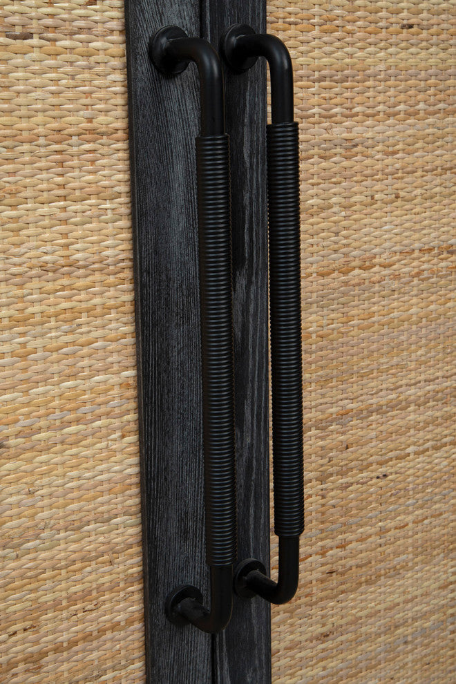 Eloise 83" Tall Storage Cabinet, Black