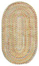 Capel Ocracoke Amber 0425_725 Braided Rugs - 9' 2" X 13' 2" Oval