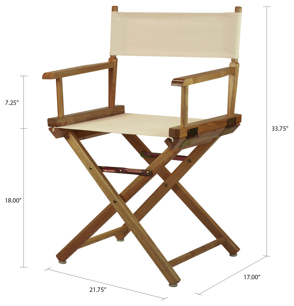 018" Director's Chair Natural Frame-Natural/Wheat Canvas