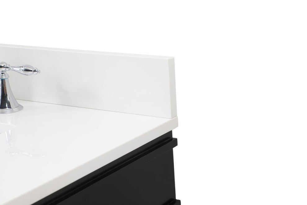 Home Living 21" Transitional Black-Light Bathroom Vanity