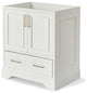 Ariel Stafford 31" Single Sink Bathroom Vanity Base, White