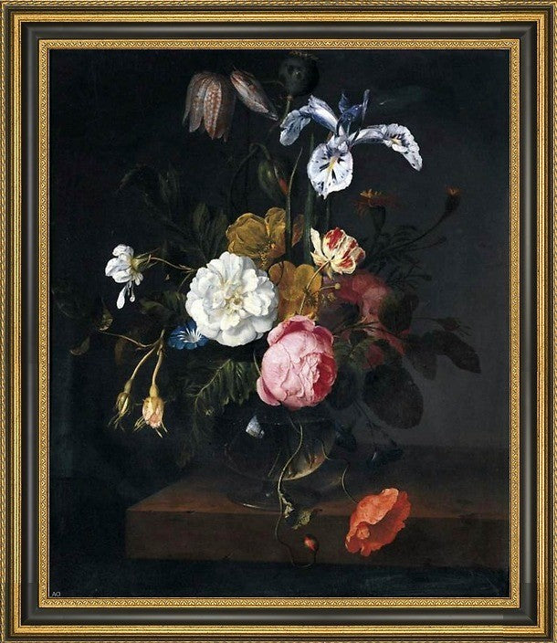Cornelis Kick StillLife Framed Premium Canvas Print, 20"x25"