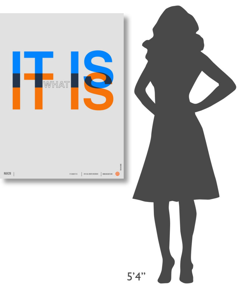 "It is what It is" Poster Fine Art Print