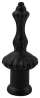 Markington Lamp Finial, 2" Tall, Matte Black, Single