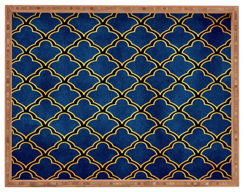 Arcturus Quatrefoil Rectangular Tray
