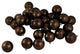 32Ct Shiny Chocolate Brown Shatterproof Christmas Ball Ornaments, 3.25"