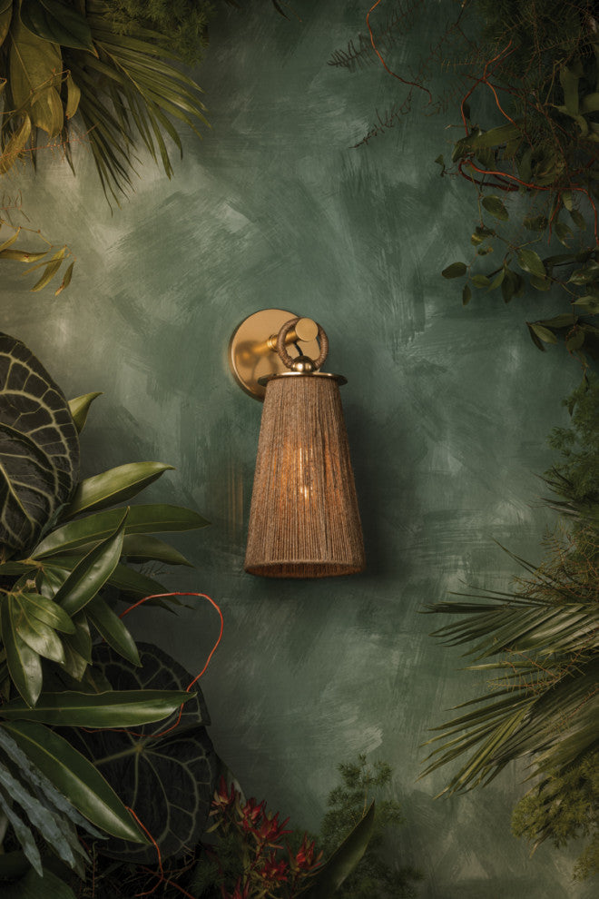 Mandy Cheng x Mitzi Lauz Wall Sconce Aged Brass