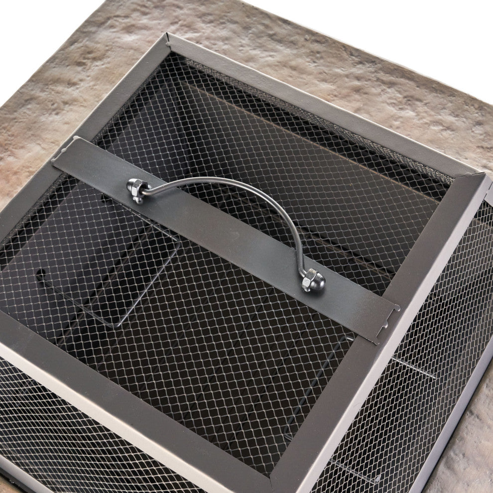 GDF Studio Tundra Outdoor Fire Pit