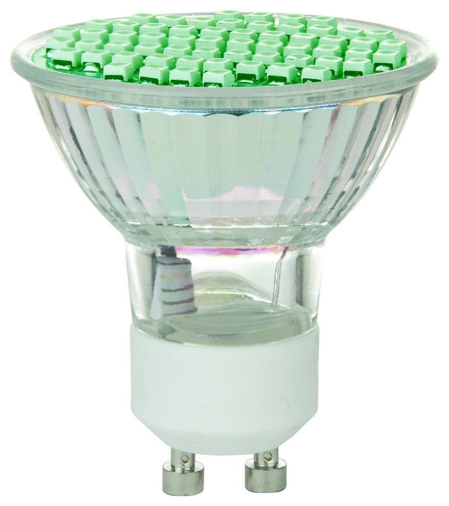 Sunlite Led Mr16 Colored 2.8W, 20W Halogen Equivalent, Bulb, Gu10, Base, Green