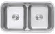 Ruvati RVM4350 Undermount 16 Gauge 32" Low Divide Double Bowl Kitchen Sink