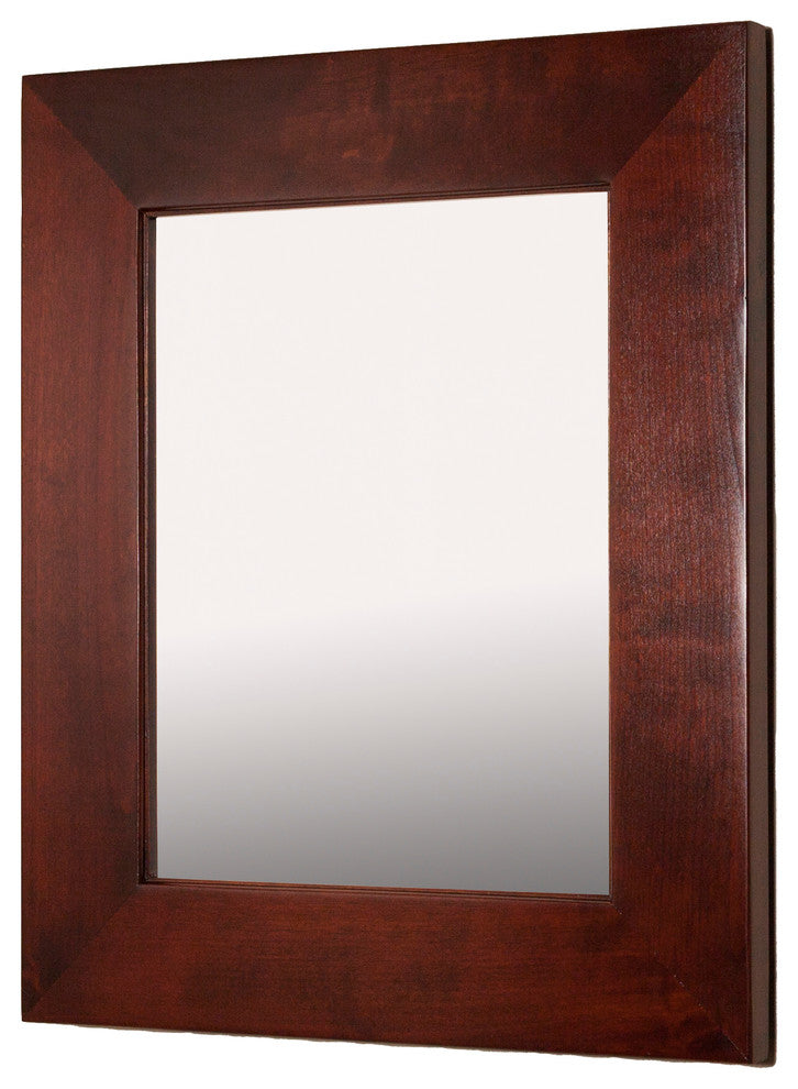 14"x18" Fox Hollow Furnishings Mirrored Medicine Cabinet, Espresso