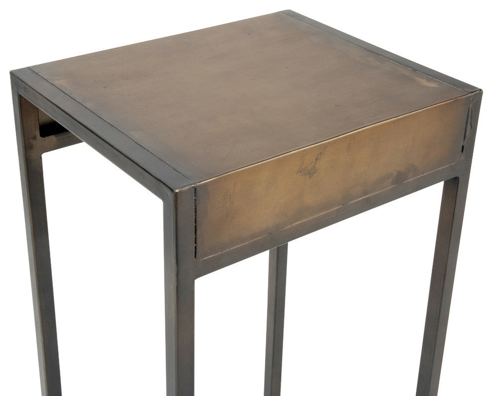 Metal Side Nesting Tables, Set of 3