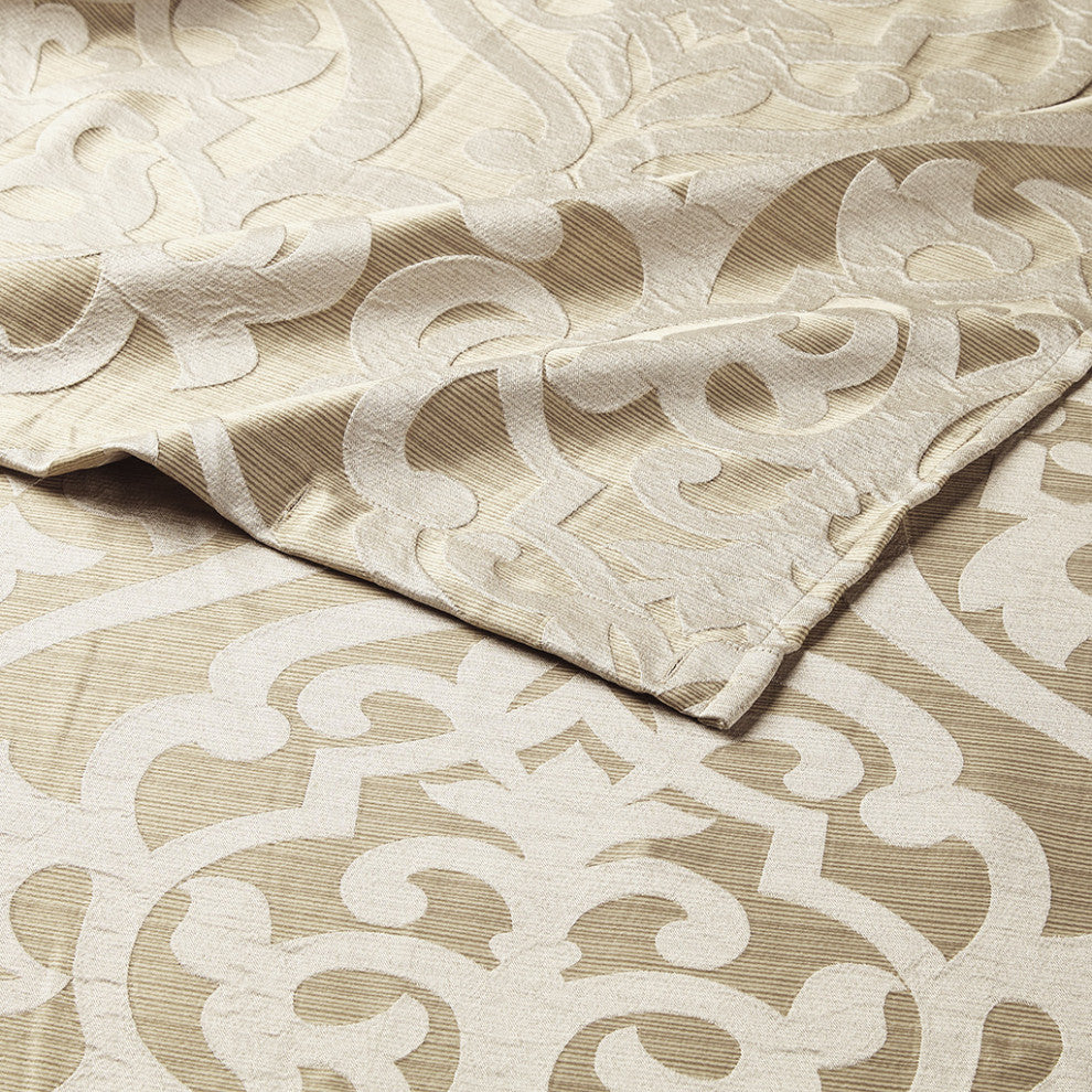 Madison Park Odette Jacquard Shower Curtain