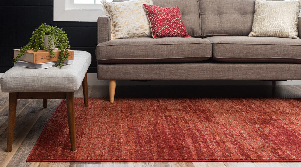 Unique Loom Terracotta Del Mar Lucille 5' 0 x 8' 0 Area Rug