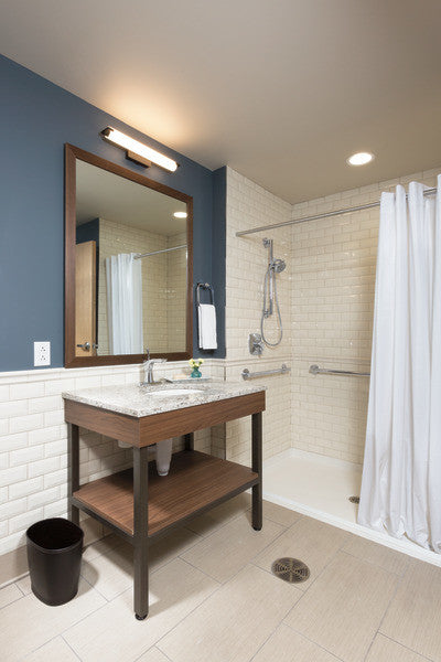 Delta Pivotal 42" Angular Modern Decorative ADA Grab Bar, Polished Chrome