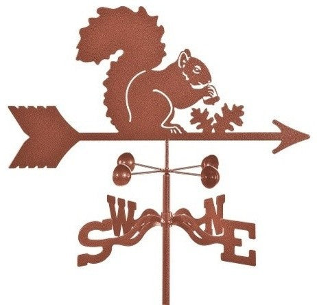 Squirrel Weathervane With Post Mount