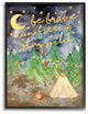 Stupell Industries Be Brave Camping Painting, 16 x 20