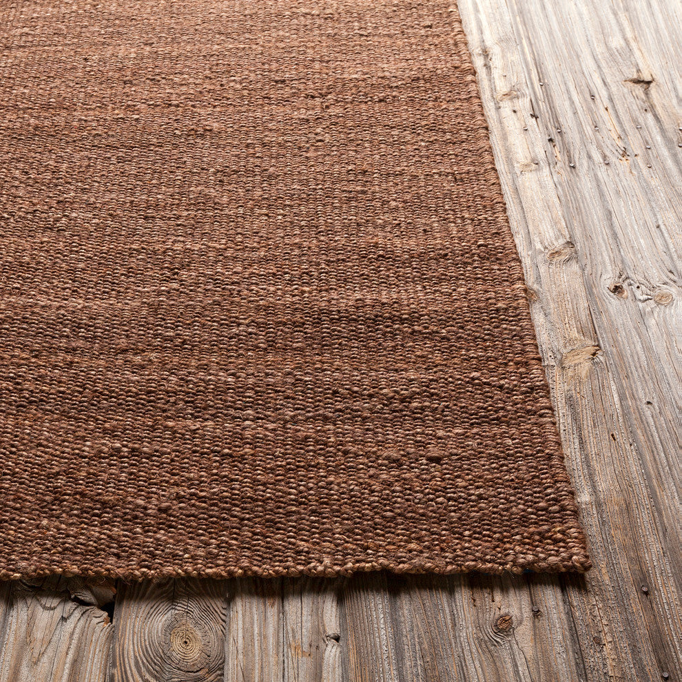 Amela Transitional Area Rug, Brown, 5'x7'6" Rectangle