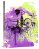 "London Watercolor Skyline 1" Fine Art Print