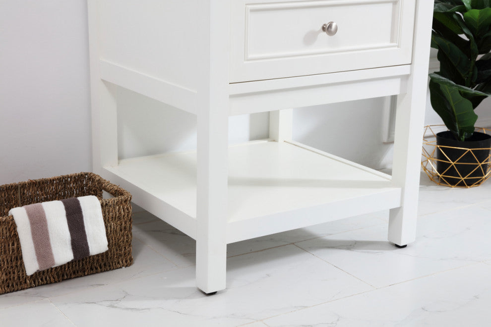 Matilda 42" Single Bathroom Vanity Set, White