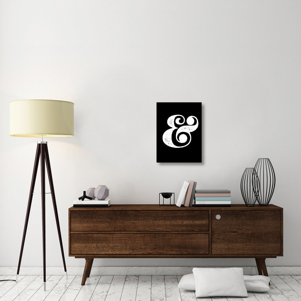"Ampersand Poster Black" Fine Art Print