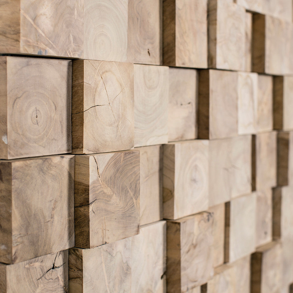 Jungle80 Reclaimed wood tiles Wonderwall Studios - 2.47 Sq.ft. Per Box