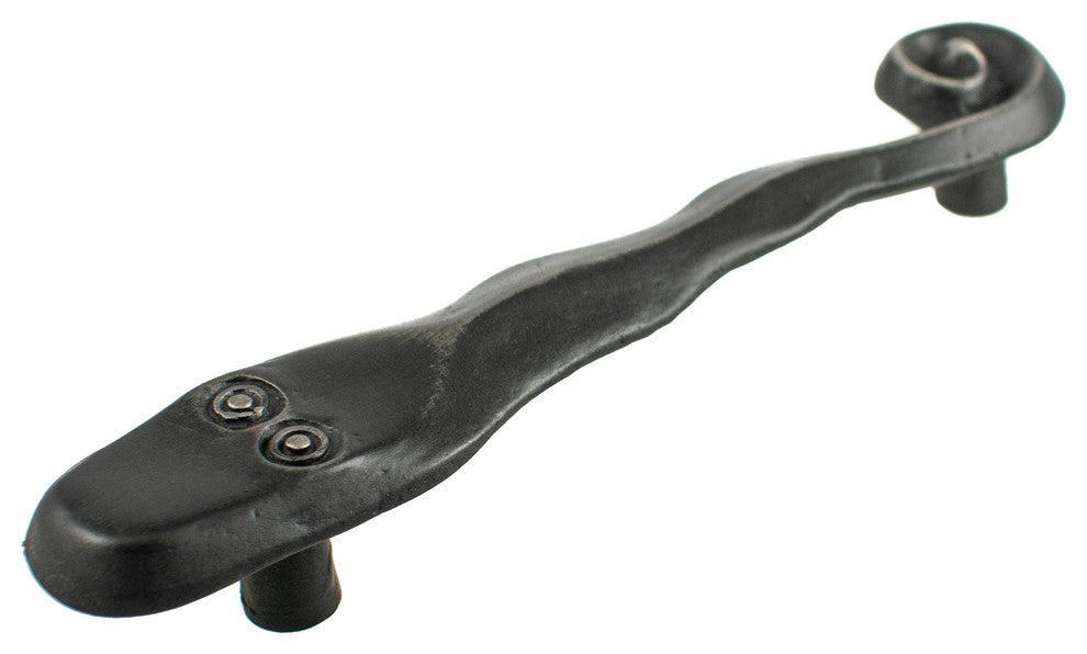 Gator Pewter Cabinet Hardware Pull Hawk Hill Hardware, Black Iron