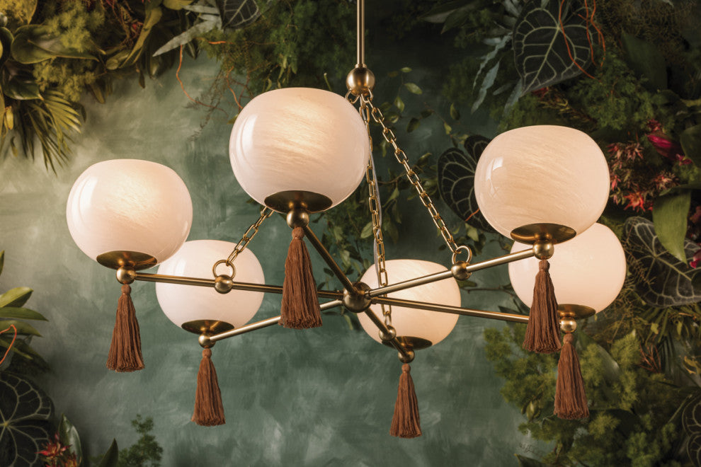 Mandy Cheng x Mitzi Niya Chandelier Aged Brass