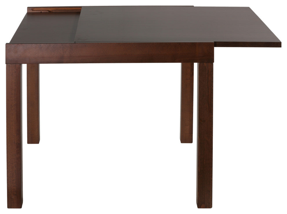 Cortesi Home Anderson Expanding Dining Table, Walnut Finish