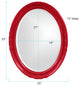 Queen Ann Mirror, Red