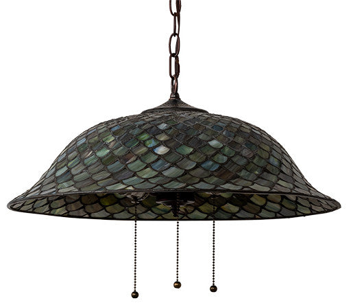 20 Wide Tiffany Fishscale Pendant