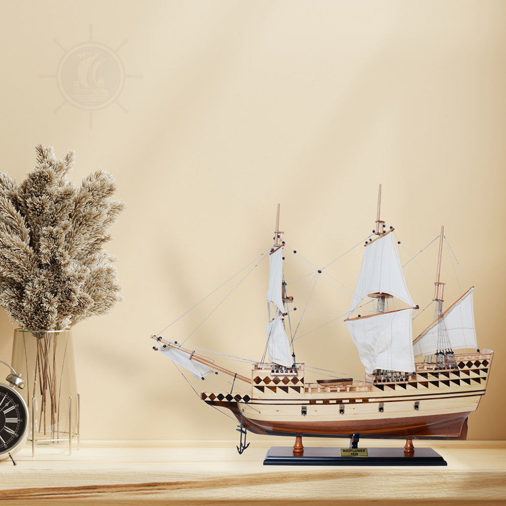 May Flower Medium Museum-quality Fully Assembled Wooden Model Ship