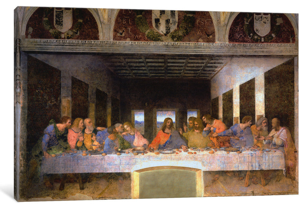 The Last Supper, 1495-1498 by Leonardo da Vinci