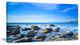 "Baratti Bay Rocks in Waters At Sunset" Seashore Wall Art, 40"x20"