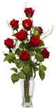 Rosebud Silk Flower Arrangement