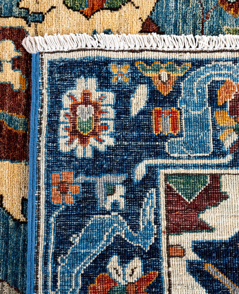 Serapi One-of-a-Kind Hand-Knotted Area Rug Light Blue, 8'3" x 9'10"