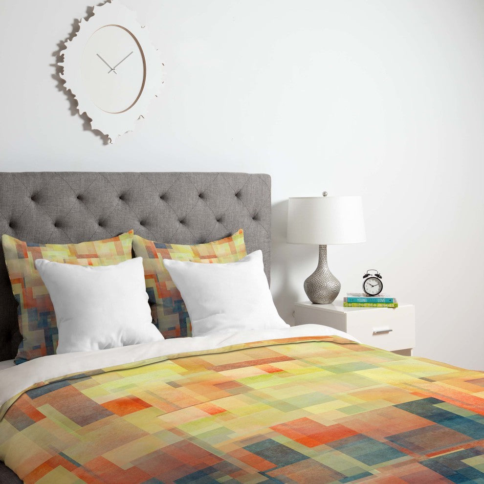 Deny Designs Jacqueline Maldonado Cubism Dream Duvet Cover - Lightweight