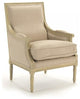Louis Club Chair, Grey Oak