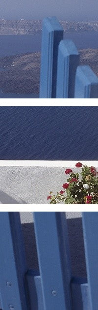 "Santorini Greece" Canvas Art, 24"x36"x1.25"