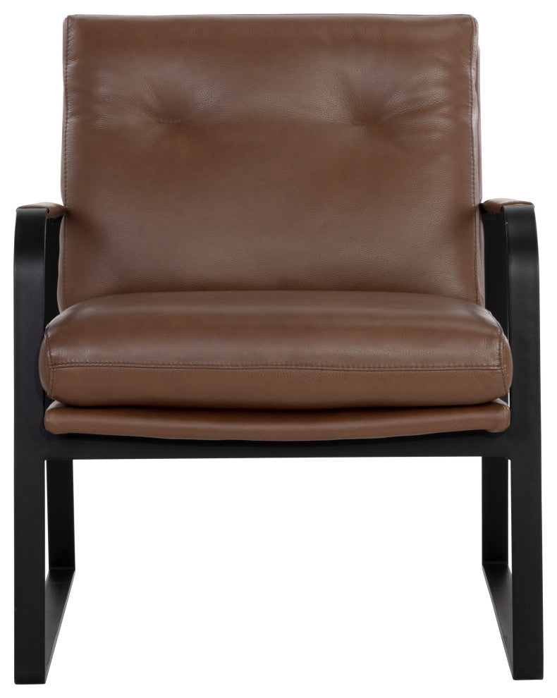 Sterling Lounge Chair Missouri Mahogany Leather