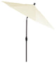 9' Bronze Collar Tilt Crank Aluminum Umbrella, Canvas Pacifica