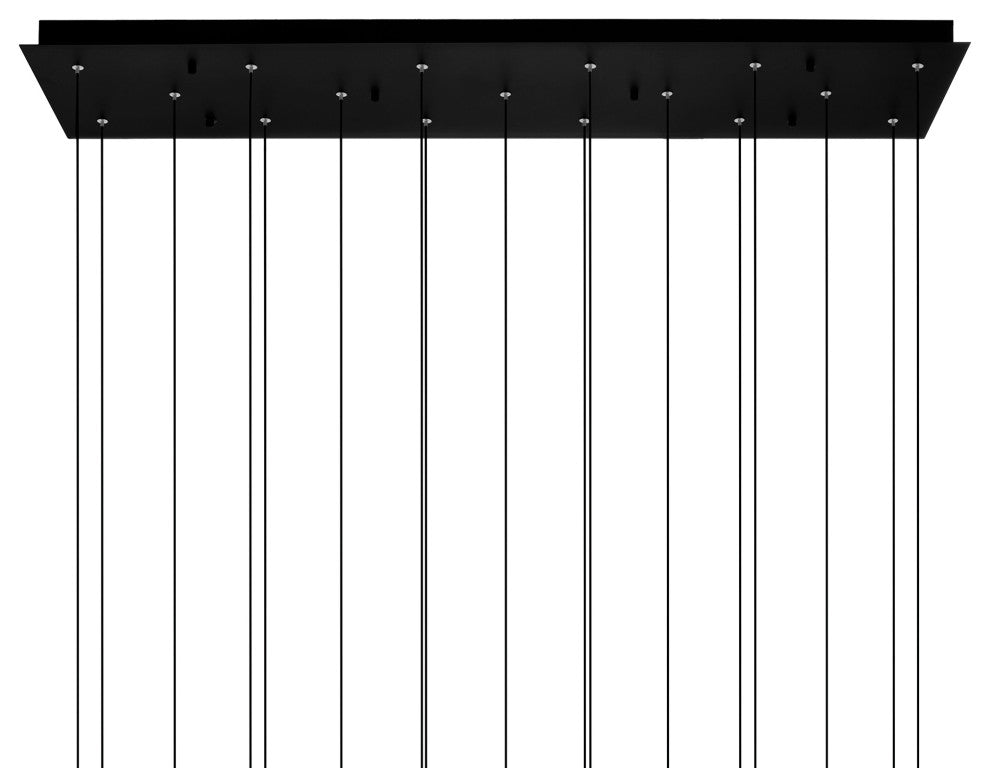 Greta Integrated LED Black Chandelier