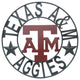 Texas A&M Aggies Star Wrought Iron Wall Decor, 24"