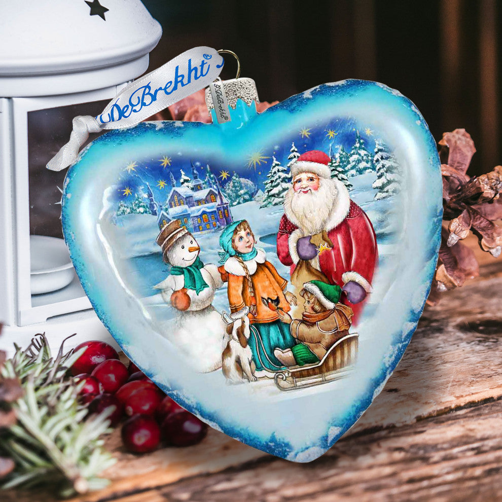 Hand Painted Scenic Glass Ornament Limited Edition Trip